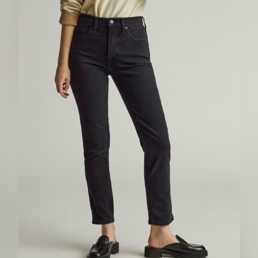 Everlane Mid-rise Ankle Straight Leg Jeans
